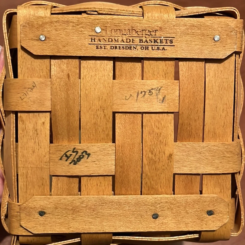Vintage Longaberger 2003 Tarragon basket